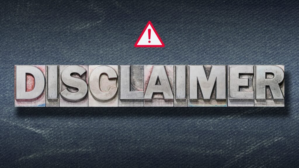Disclaimer